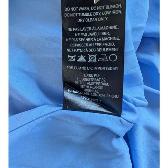 NWT Anthropologie HUTCH Twist-Front Puff-Sleeve Ruffle-Hem Dress Sz S #NB459 - Picture 11 of 11